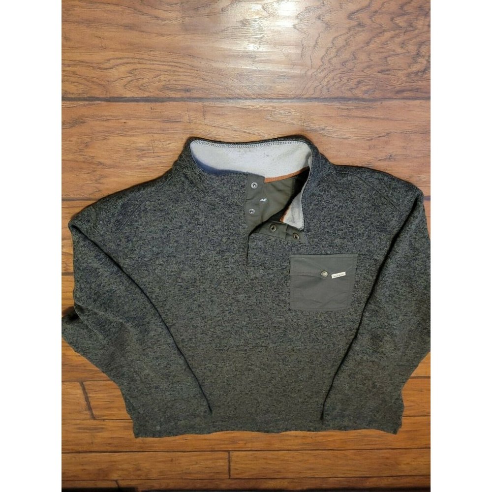 Woolrich Mens Quarter Zip Fleece Pullover Jacket Size 2X